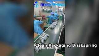 Η εξαιρετικά καθαρή και οργανωμένη σειρά συσκευασίας της BRISKSPRING