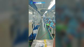 Συναρμολόγηση του περιβλήματος του φίλτρου για το νέο προ-φίλτρο