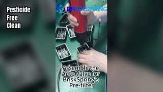 Συναρμολογήστε την αυτόματη βαλβίδα για το προ-φίλτρο της Briskspring