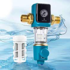 BPA Free Auto Flush 40 Micron Siphon Spin Down Pre Filter για το σύστημα νερού στο σπίτι με ενσωματωμένο καθαριστή