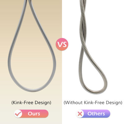 Υπερ-μαλακό αντιστροφή ευέλικτο σωλήνα ντους