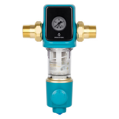 Προφίλτρο ιζημάτων χωρίς BPA με σχεδιασμό περιστροφής και αυτόματου καθαρισμού για οικιακή χρήση