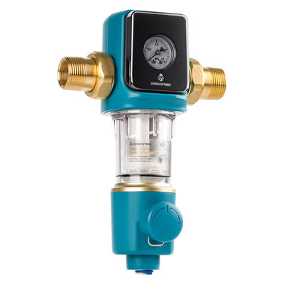 Προφίλτρο ιζημάτων χωρίς BPA με σχεδιασμό περιστροφής και αυτόματου καθαρισμού για οικιακή χρήση