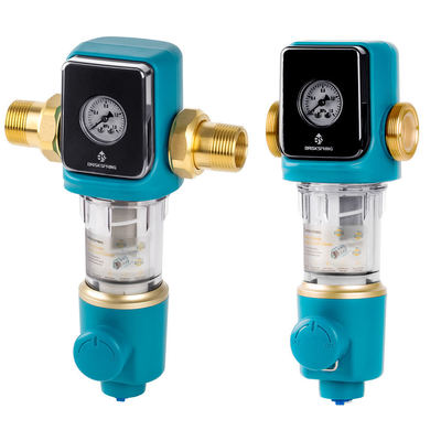 BPA Free Auto Flush 40 Micron Siphon Spin Down Pre Filter για το σύστημα νερού στο σπίτι με ενσωματωμένο καθαριστή