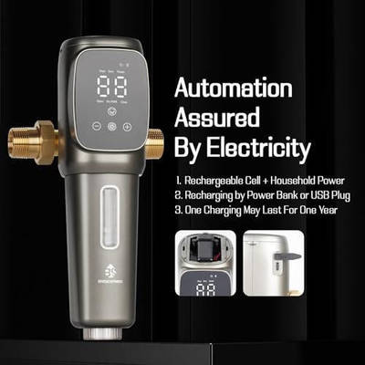 NSF Certified 316L Mesh Reusable High Flow Intelligent Control Full Automatic Water Prefilter