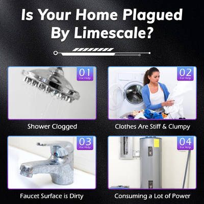 Whole House Water Descaler with 17-23.5L/Min Flow Rate 0.1-1MPa Operating Pressure and 0~99℃ Applicable Water Temperature