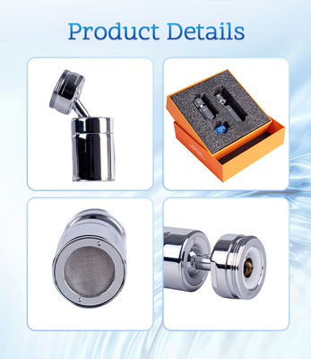 Περιστρεφόμενος Επεκτατήρας Βρύσης Micro Nano Bubble 360° με Εκατό Δισεκατομμύρια Φυσαλίδες ανά Λίτρο και Διάμετρο Φυσαλίδων 0,001-0,1 MM για Βαθύ Καθαρισμό Υψηλής Απόδοσης