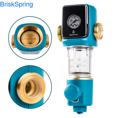 Συμπίεστο προφίλτρο νερού 1,08 κιλά με ανθεκτικό στο φραγμό σχεδιασμό και πλήρη προστασία του συστήματος