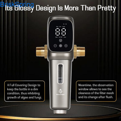 Πλήρως αυτόματο προφίλτρο έξυπνο φίλτρο ιζημάτων, αυτόματο πλυντήριο ολόκληρου του σπιτιού προφίλτρο νερού για την προστασία των υδραυλικών εγκαταστάσεων