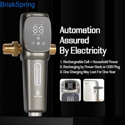 40 μικρών Πλήρως αυτόματο επαναχρησιμοποιήσιμο προφίλτρο νερού για απομάκρυνση ιζημάτων