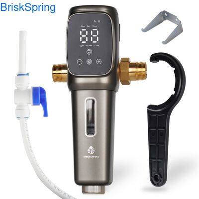 40 μικρών Πλήρως αυτόματο επαναχρησιμοποιήσιμο προφίλτρο νερού για την αφαίρεση ιζημάτων σε όλο το σπίτι