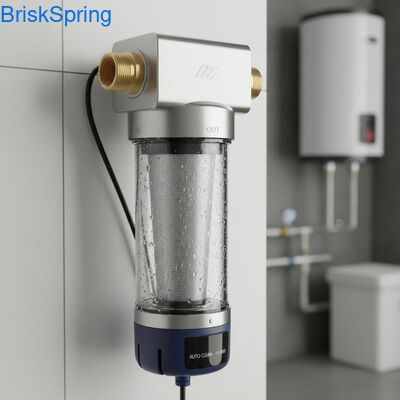 40 μικρών Πλήρως αυτόματο επαναχρησιμοποιήσιμο προφίλτρο νερού για την αφαίρεση ιζημάτων σε όλο το σπίτι