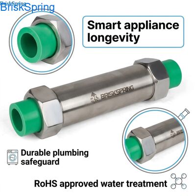 Χωρίς συντήρηση αλμυρό κλιματιστικό νερού: Προστατέψτε όλο το οικιακό σας υδραυλικό και τις σύγχρονες συσκευές από σκληρή κλίμακα νερού (έγκριση RoHS)