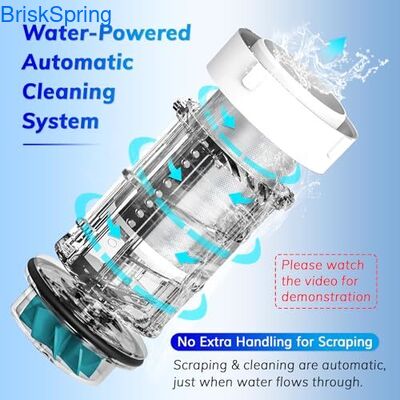 Reusable 40/300 Micron Heavy Duty Spin Down Sediment Filter for Whole House Water Filtration