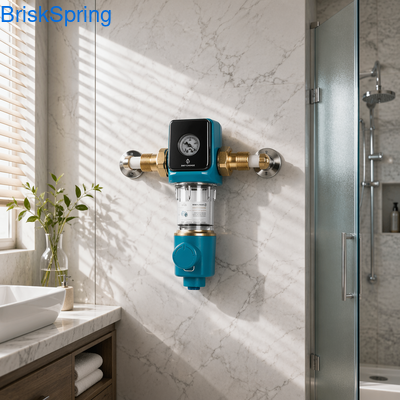 Reusable 40/300 Micron Heavy Duty Spin Down Sediment Filter for Whole House Water Filtration