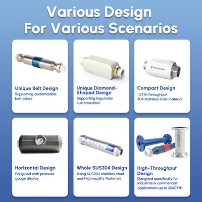Whole-House Physical Water Descaler and Anti-Scale Conditioner with No Electricity 5000L/H Flow Rate
