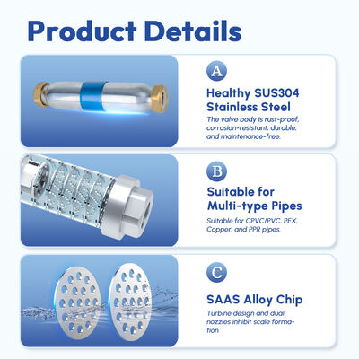 J-700-BS Whole House Water Descaler with Pure Physical Ion Polarization No Electricity and 4 T/H Flow Rate (J-700-BS Ολόκληρο οικιακό αποσβεστήρα νερού με καθαρό φυσικό ιόντα πόλωση χωρίς ηλεκτρικό ρεύμα και με ρυθμό ροής 4 T/H)