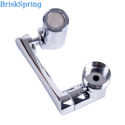 1440° Multi-Joint Rotating Micro Nano Bubble Faucet Aerator with Gas-Liquid Cutting Technology and H59-1 Brass Construction