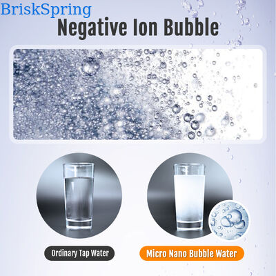 1440° Πολλαπλή περιστροφή Micro Nano Bubble Faucet Aerator με 1,09 × 108 ± 1,65 × 107 σωματίδια/ml Συγκέντρωση φυσαλίδας και κατασκευή από χάλκινο H59-1 + SUS304 ανοξείδωτο χάλυβα
