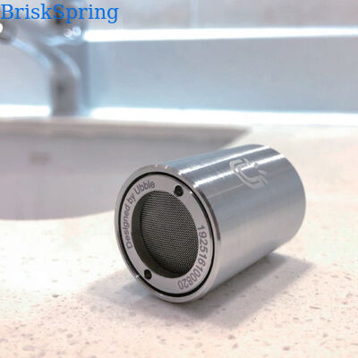 1440° Πολλαπλή περιστροφή Micro Nano Bubble Faucet Aerator με 1,09 × 108 ± 1,65 × 107 σωματίδια/ml Συγκέντρωση φυσαλίδας και κατασκευή από χάλκινο H59-1 + SUS304 ανοξείδωτο χάλυβα