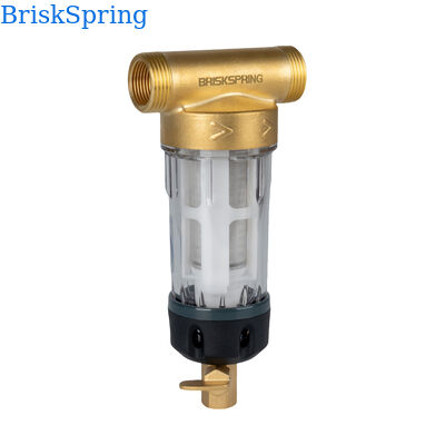 40 Micron Filtration Water Pre Filter with Food Grade SS316L Mesh and Reusable Design Spin Down Sediment Filter