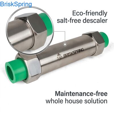 Οικολογικό σύστημα αποσκλήρυνσης νερού χωρίς άλατα με χωρητικότητα 10.000 γαλονιών και σύστημα αποσκλήρυνσης για όλο το σπίτι χωρίς συντήρηση