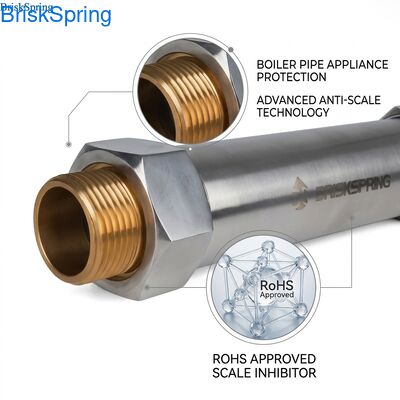 Αποθεματιστικό νερού Σύστημα χωρίς αλάτι, κλιματιστικό νερού κατά της κλίμακας για λέβητες, σωλήνες και συσκευές, εγκεκριμένο από το RoHS 0,15MPa