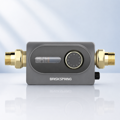 BriskSpring HZ-D 40 Micron Φίλτρο Ιζημάτων Προεπεξεργασίας Ολόκληρου Σπιτιού με Ροή 7 T/H και Περιστροφική Εγκατάσταση 360 Μοιρών